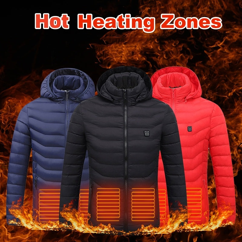 Summer To Winter New Heated Jacket Coat USB Electric Jacket for Winter