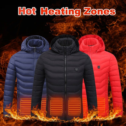 Summer To Winter New Heated Jacket Coat USB Electric Jacket for Winter